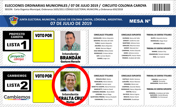 Voto valido 07