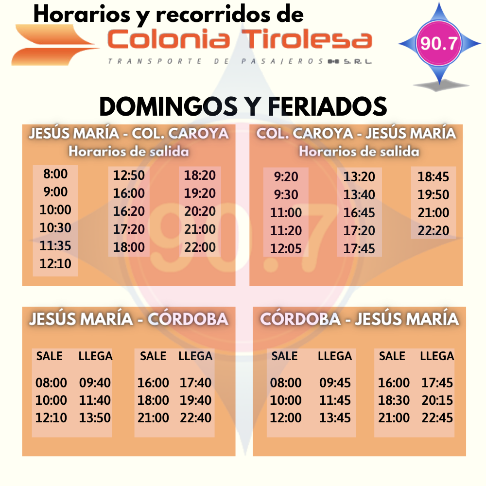 Horarios colectivos (2)