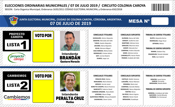 Voto valido 01