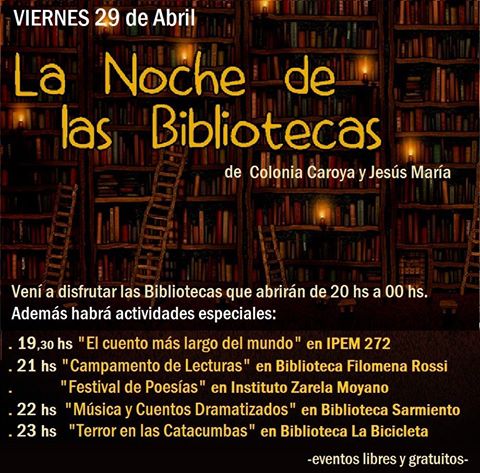 noche de las bibliotecas