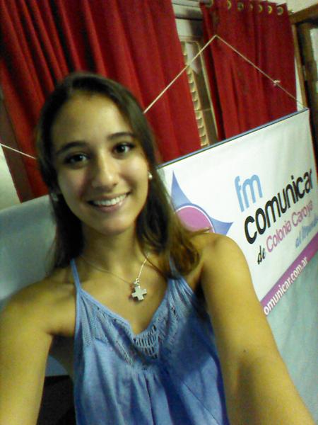 Primera vez que estuvo en la radio