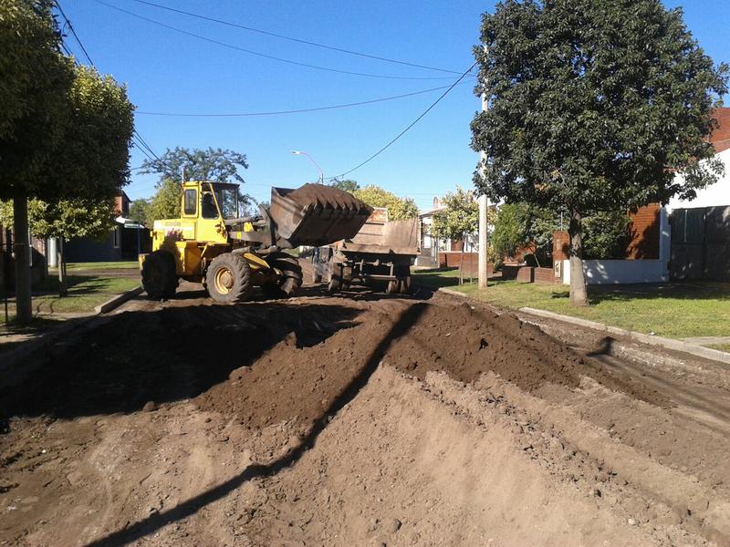 pavimento 17 de octubre empezo de nuevo