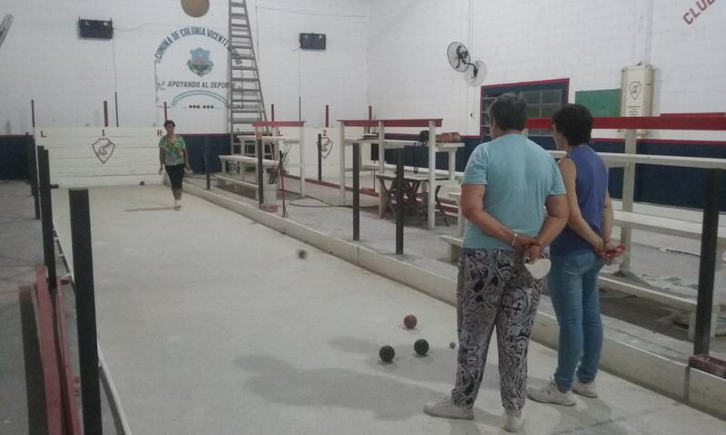 Deporte del bochas femenino