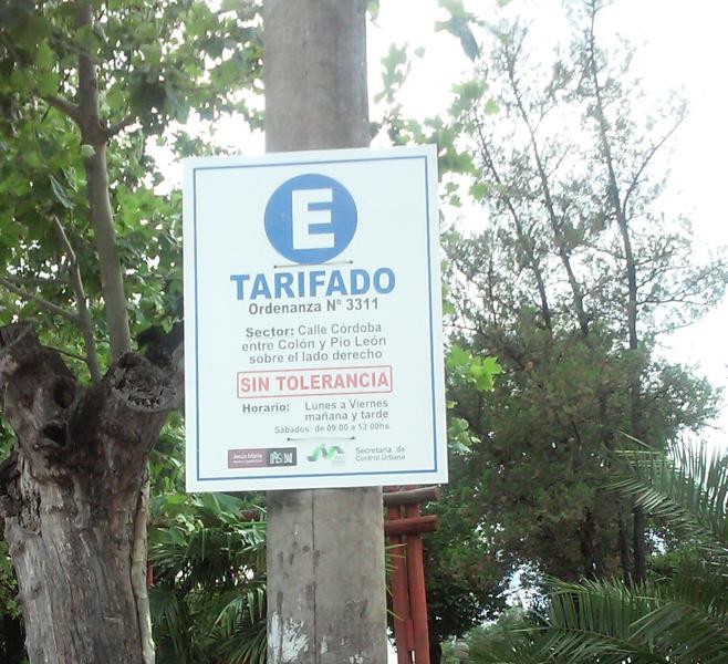 estacionamiento tarifado calle cordoba